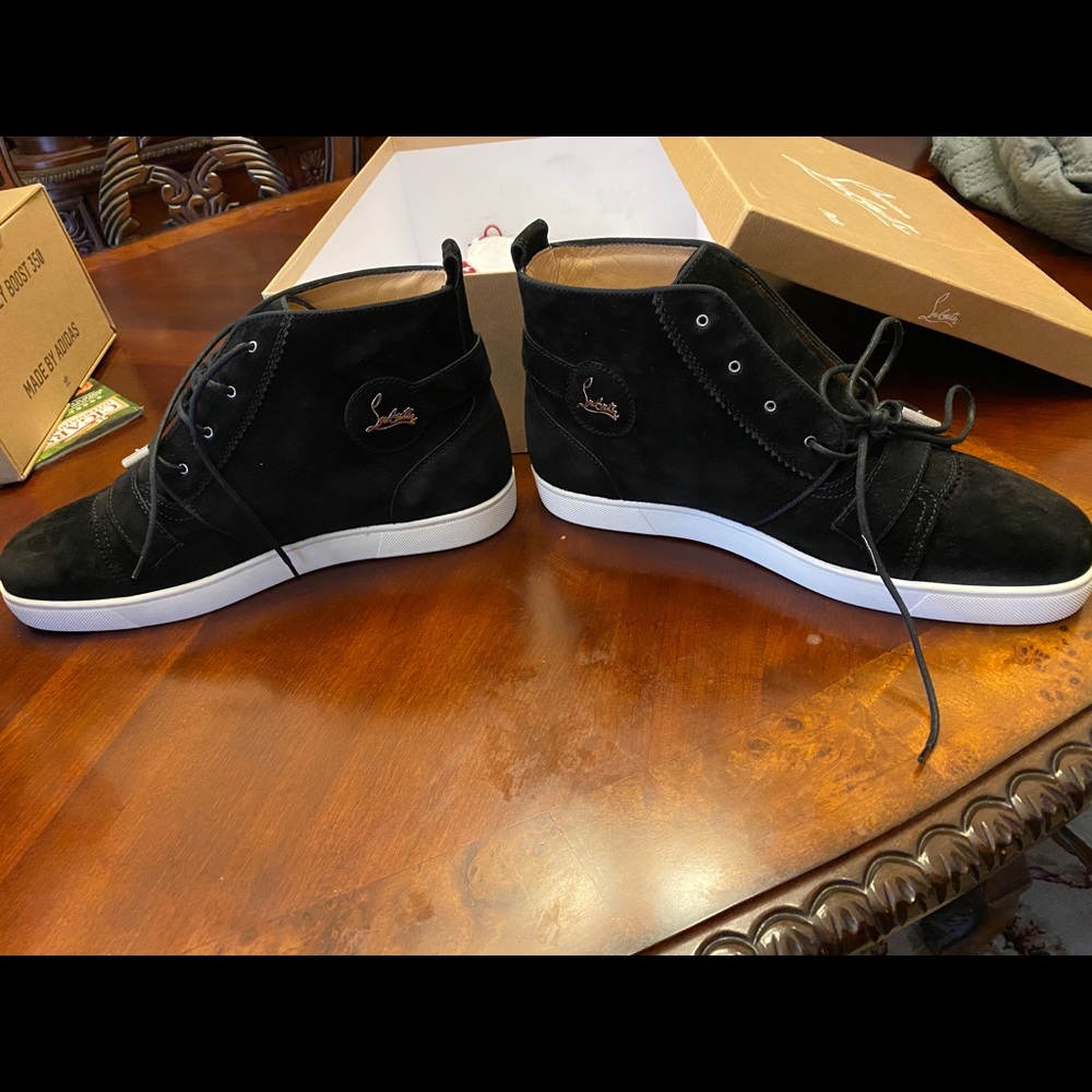 Suede Nono Strap Flat Veau